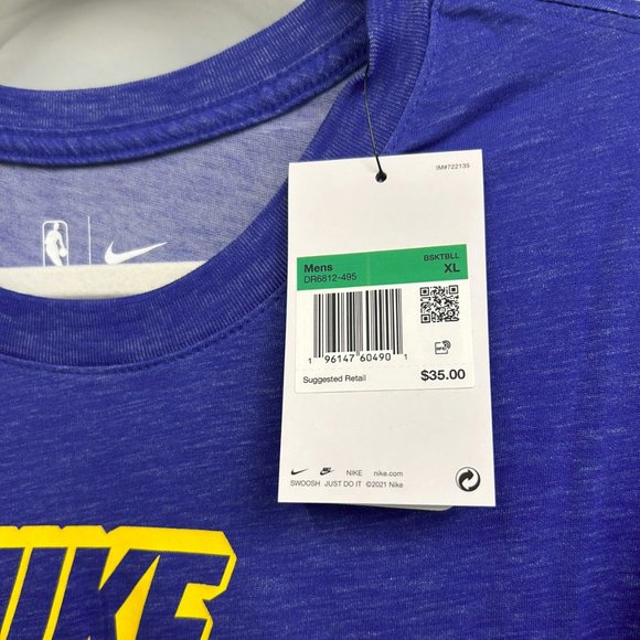 Nike Mens Golden State Warriors T-Shirt - Picture 3 of 3